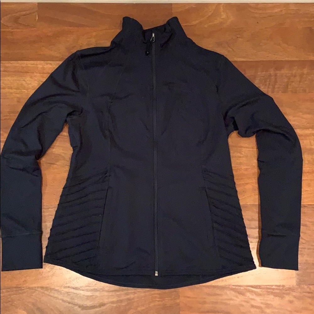 tangerine brand athletic zip up jacket